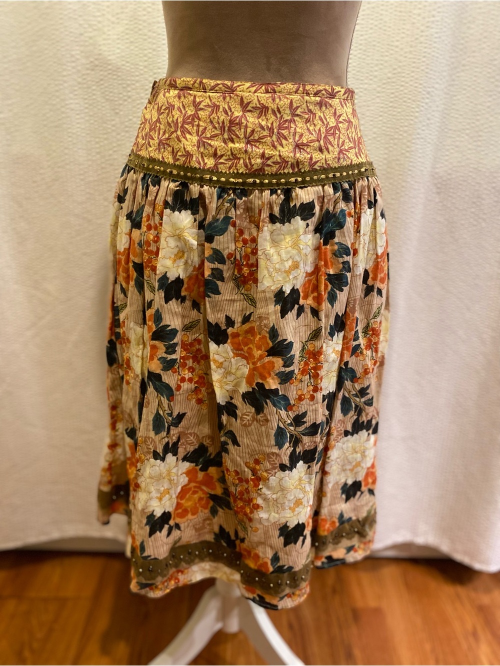 WD-NY linen skirt